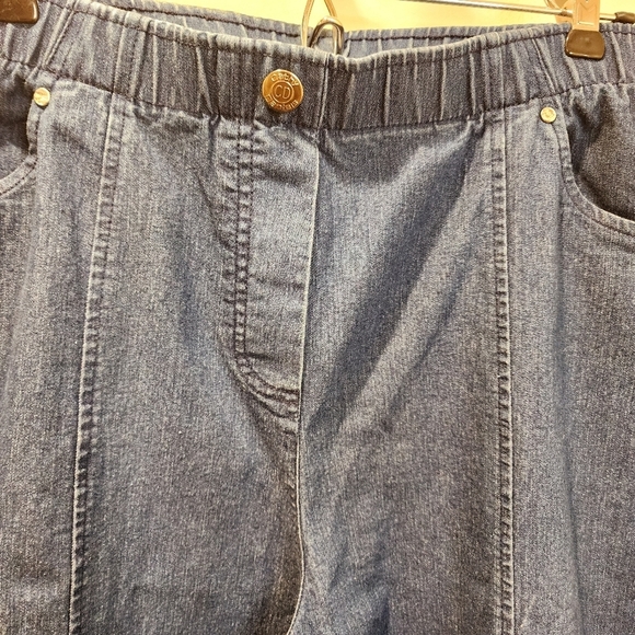 Cathy Danies Y2K  Crop jeans size XL - Picture 5 of 10